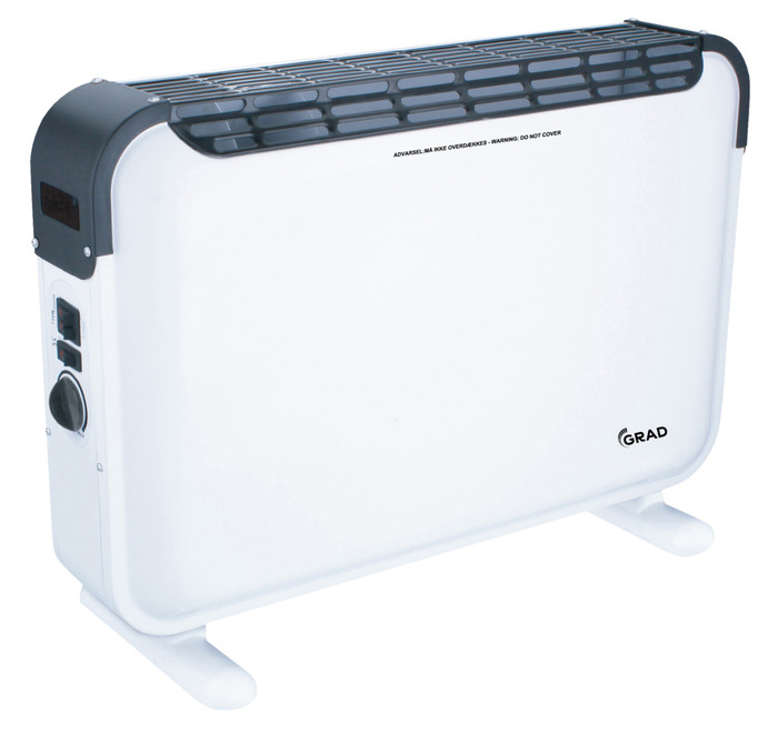 Konvektorelement m/fläkt 2000W Grad